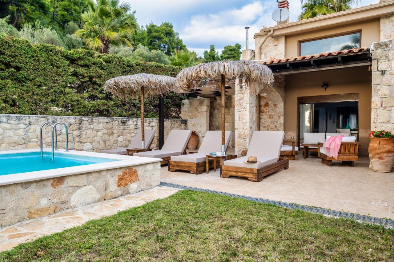 Palmrise Luxury Villas By Travel Pro Services - Nea Skioni Halkidiki Экстерьер фото