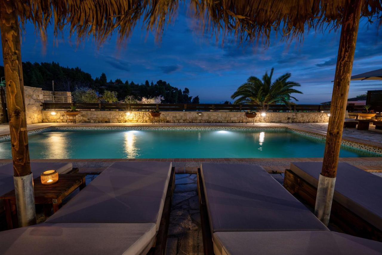 Palmrise Luxury Villas By Travel Pro Services - Nea Skioni Halkidiki Экстерьер фото
